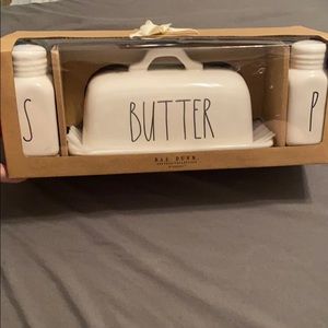 Rae Dunn BUTTER, SALT, PEPPER